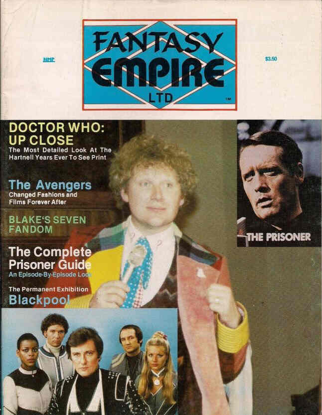 FANTASY EMPIRE magazine side cover Issue 1  Limited  1984