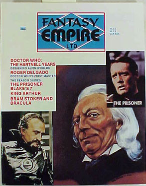 FANTASY EMPIRE magazine side cover Issue 3  Limited  1984