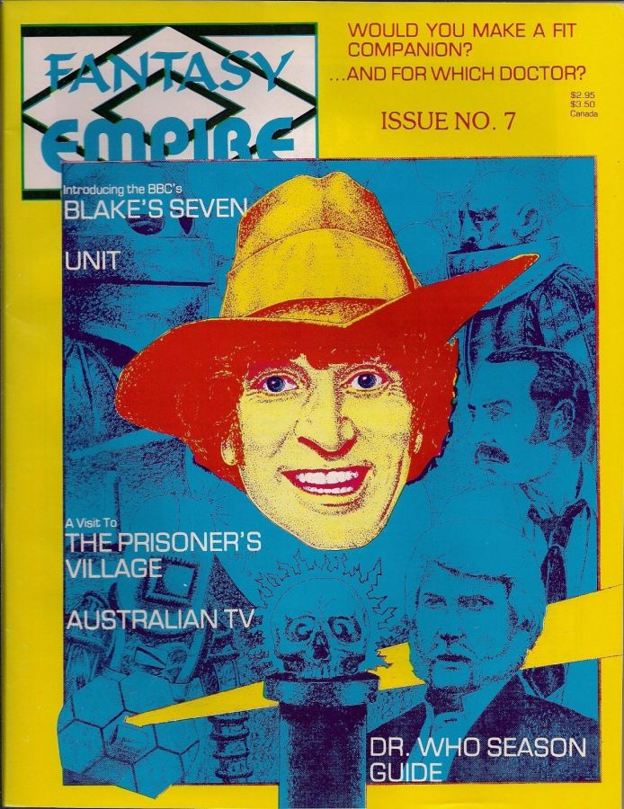 FANTASY EMPIRE magazine side cover Issue 7  1983