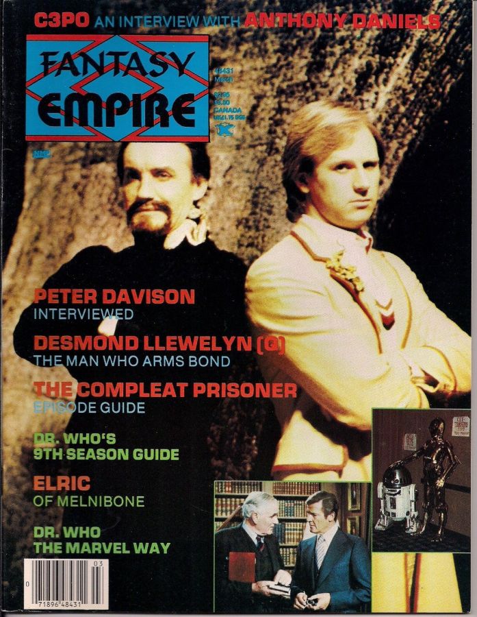 FANTASY EMPIRE magazine side cover Issue 9  1983