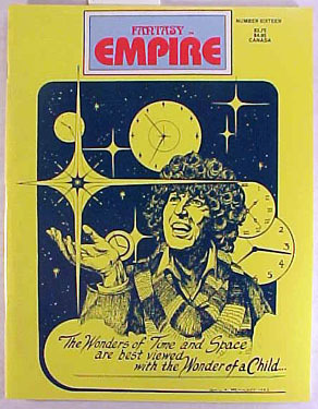FANTASY EMPIRE magazine side cover Issue 16  1985