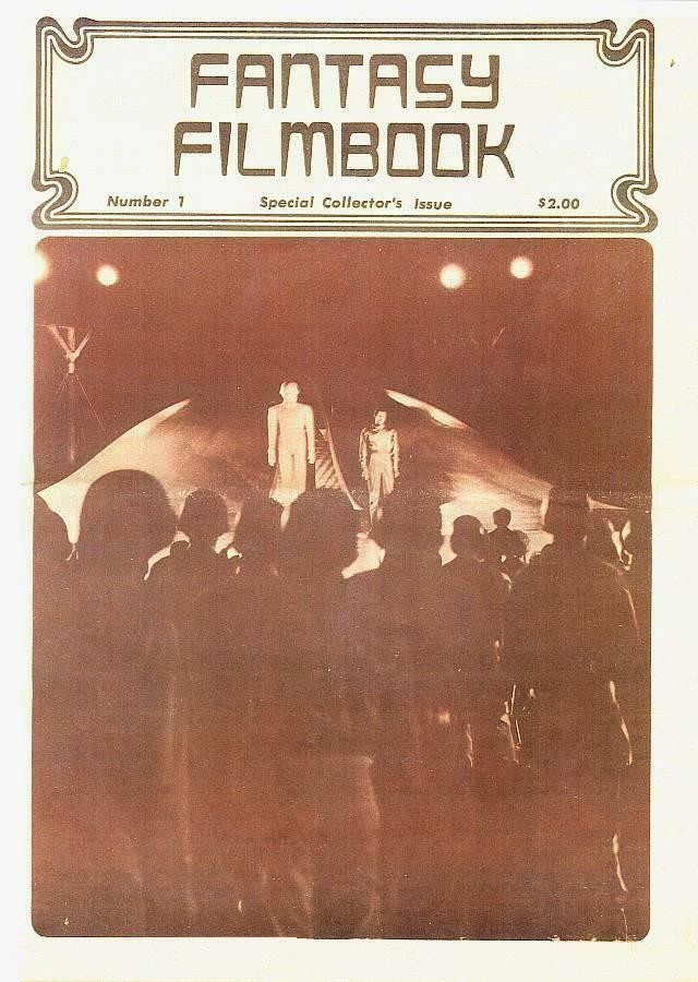 FANTASY FILMBOOK magazine side cover Issue 1  1977