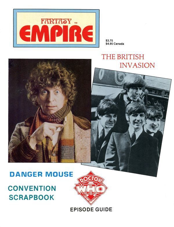 FANTASY EMPIRE magazine side cover Issue 18   1985