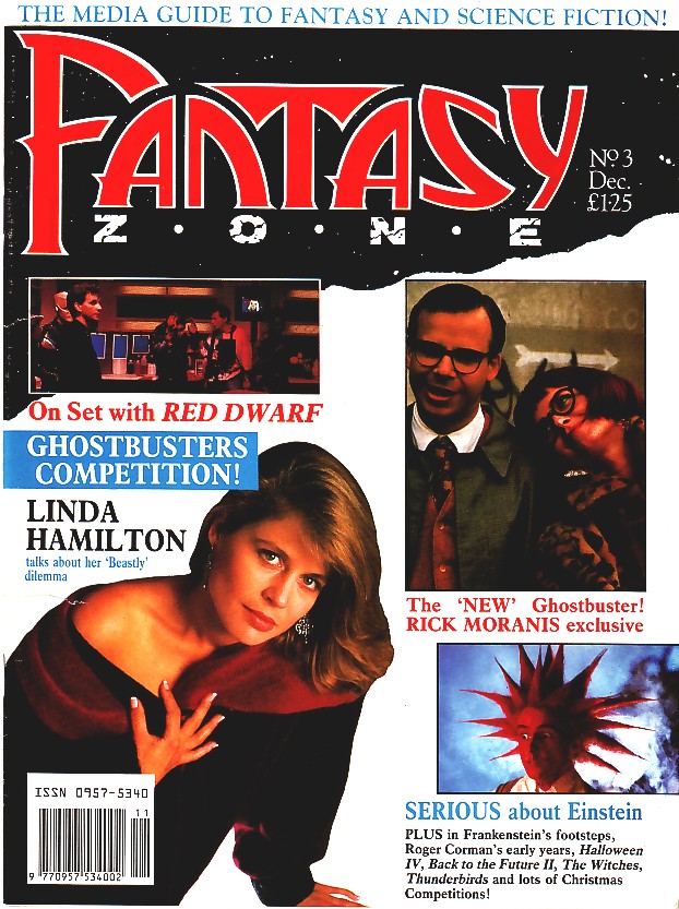 FANTASY ZONE magazine side cover Issue 3 December 1989