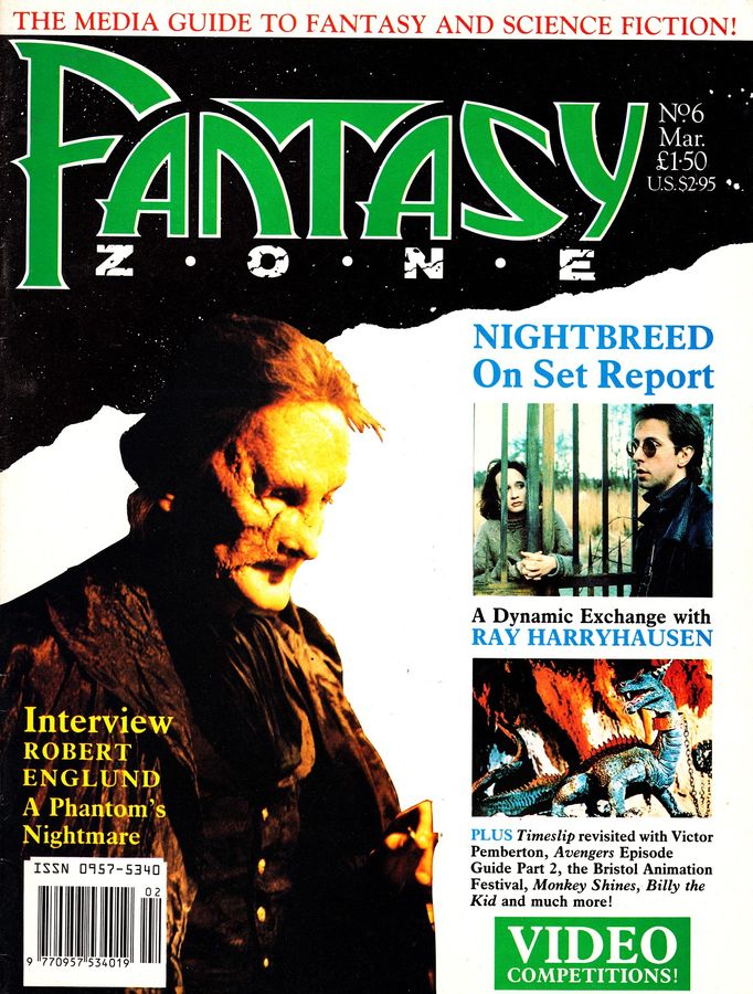 FANTASY ZONE magazine side cover Issue 6 March 1990