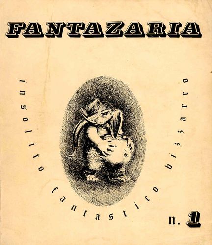 FANTAZARIA magazine side cover Issue 1 May/June 1966