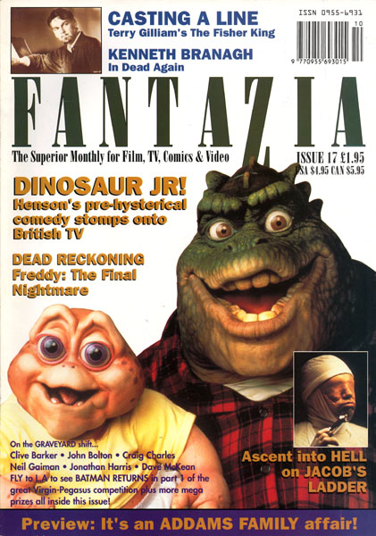 FANTAZIA magazine side cover Issue 17  1991
