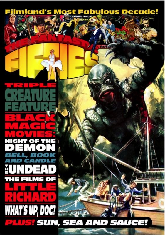 FANTASTIC FIFTIES magazine side cover Issue 12 Autumn 2020