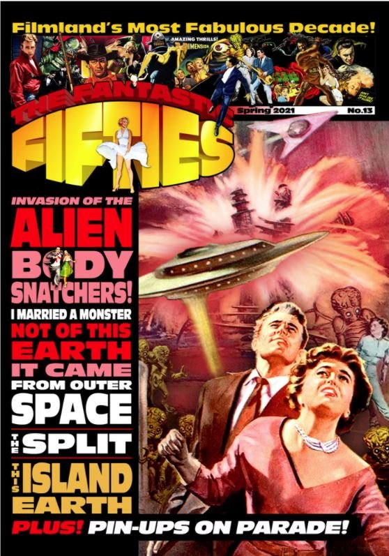 FANTASTIC FIFTIES magazine side cover Issue 13 Spring 2021