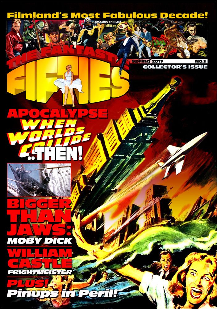 FANTASTIC FIFTIES magazine side cover Issue 1 Spring 2017