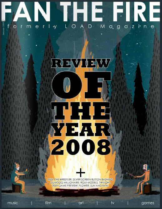 FAN THE FIRE magazine side cover Issue 16 January 2009