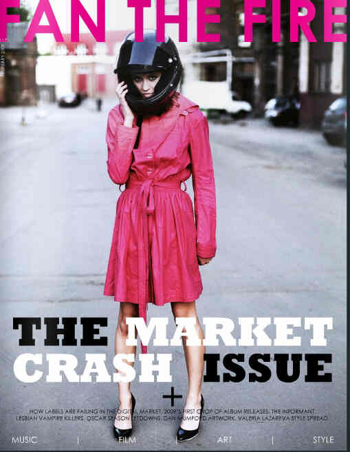 FAN THE FIRE magazine side cover Issue 17 February 2009
