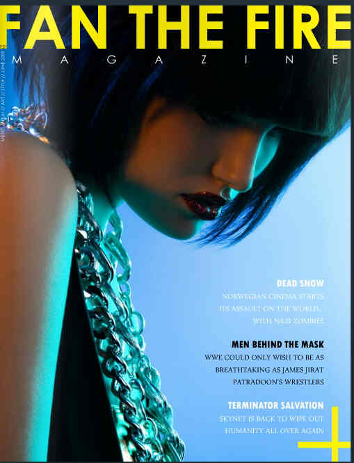 FAN THE FIRE magazine side cover Issue 21 June 2009