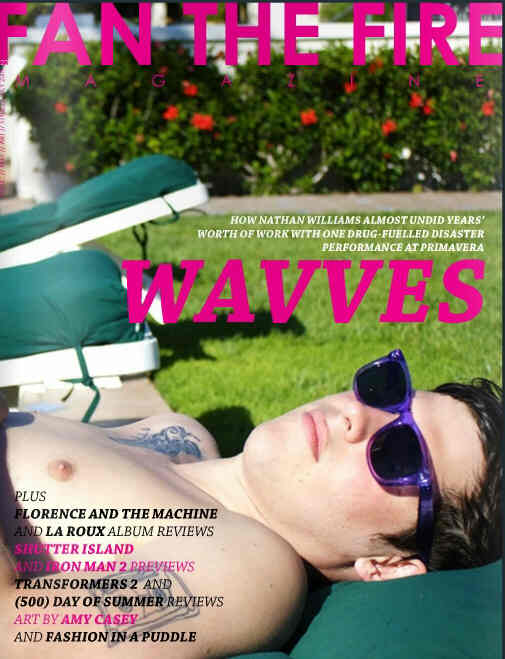 FAN THE FIRE magazine side cover Issue 22 July 2009