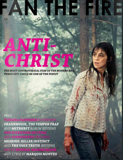 FAN THE FIRE magazine side cover Issue 23 August 2009