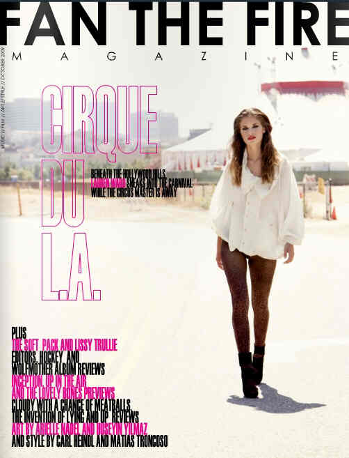 FAN THE FIRE magazine side cover Issue 25 October 2009