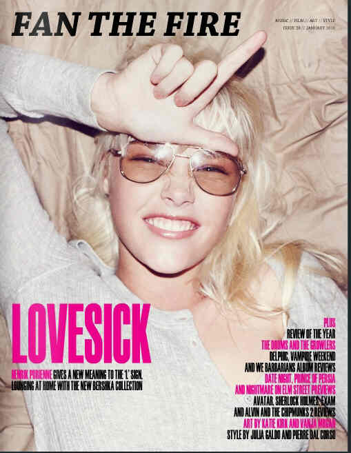 FAN THE FIRE magazine side cover Issue 28 January 2010