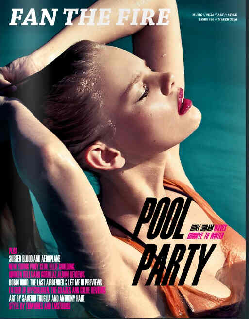 FAN THE FIRE magazine side cover Issue 30 March 2010