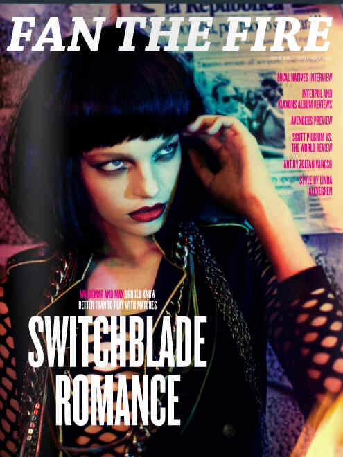 FAN THE FIRE magazine side cover Issue 35 September 2010