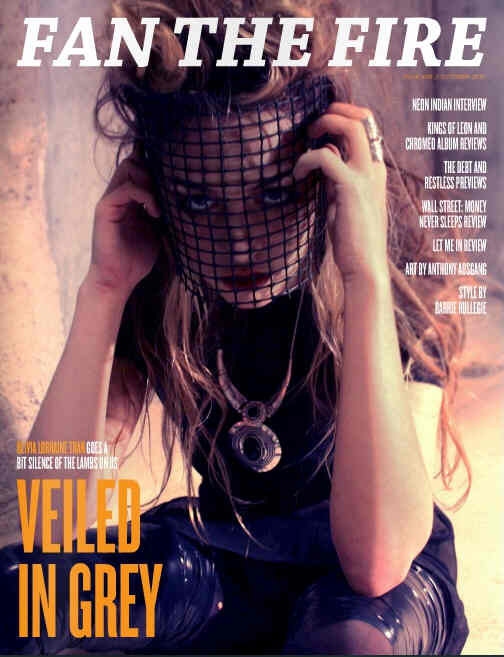 FAN THE FIRE magazine side cover Issue 36 October 2010
