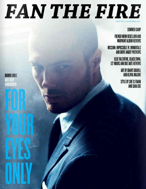 FAN THE FIRE magazine side cover Issue 37 November 2010