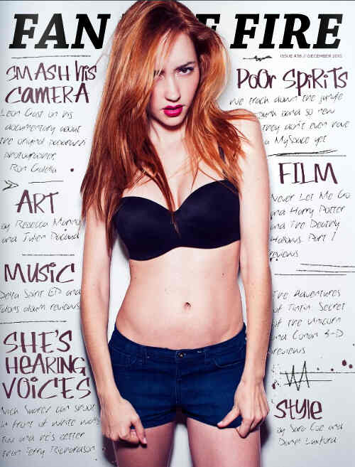 FAN THE FIRE magazine side cover Issue 38 December 2010
