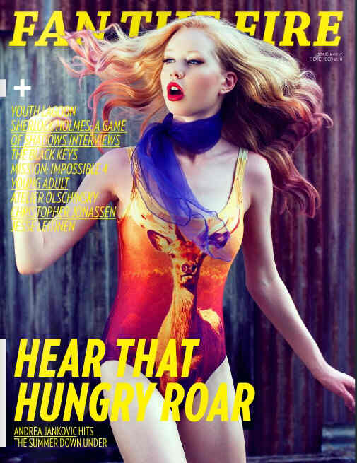 FAN THE FIRE magazine side cover Issue 48 December 2011
