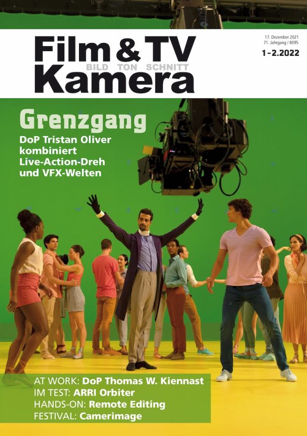 FILM TV KAMERAMANN magazine side cover  January/February 2022