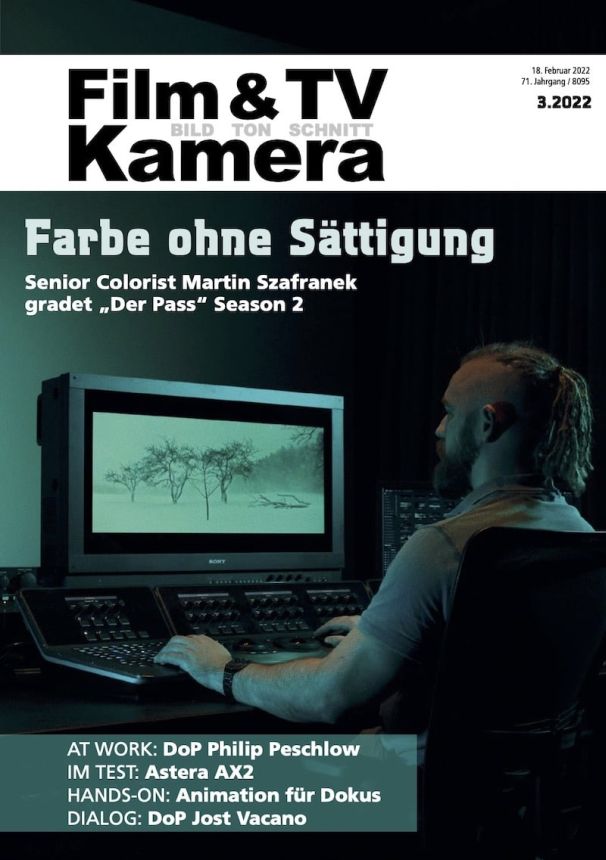 FILM TV KAMERAMANN magazine side cover  March 2022