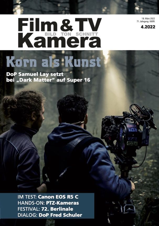 FILM TV KAMERAMANN magazine side cover  April 2022
