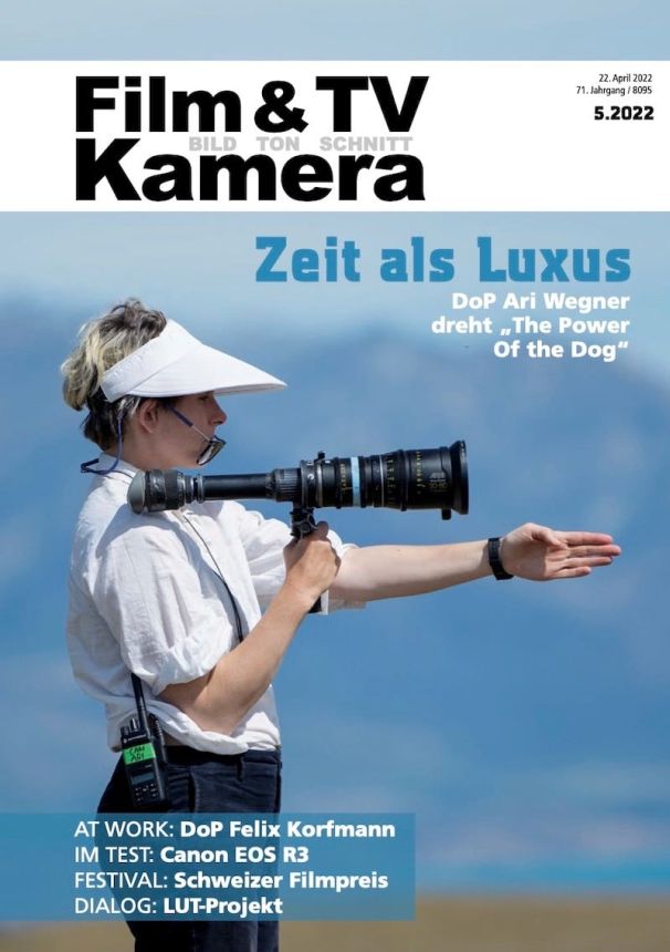 FILM TV KAMERAMANN magazine side cover  May 2022