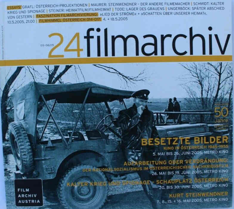 FILMARCHIV magazine side cover Issue 24  May/June 2005