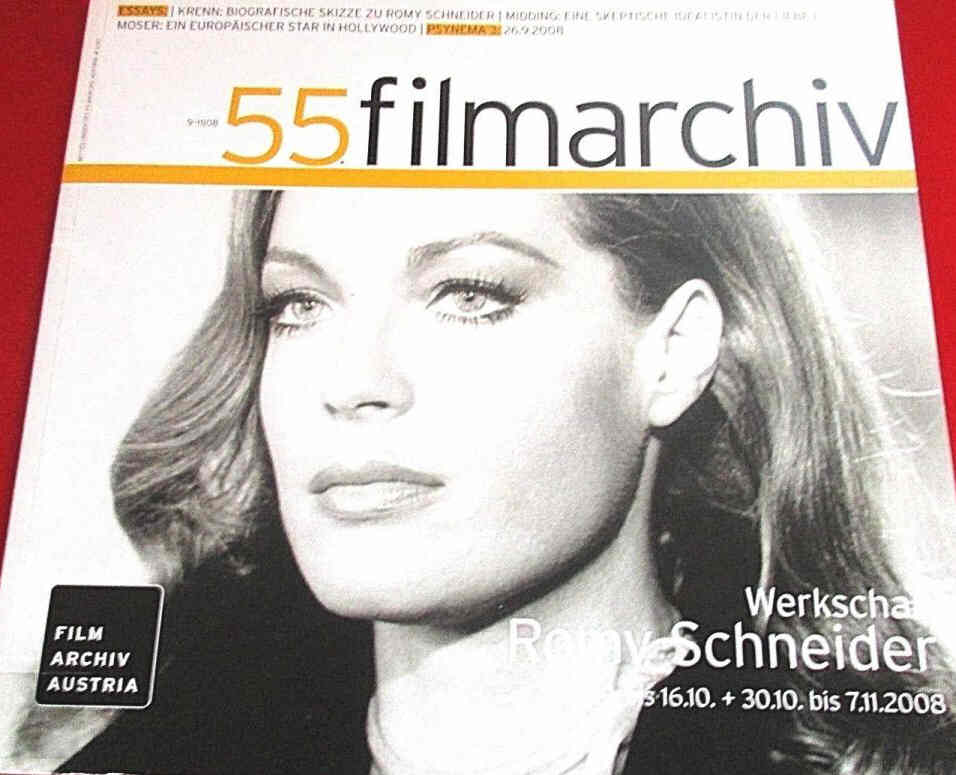 FILMARCHIV magazine side cover Issue 55  September/November 2008