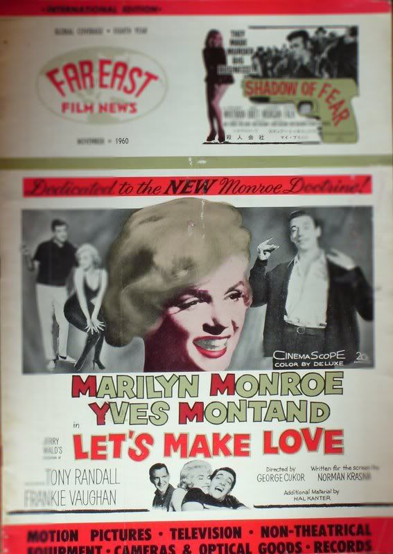 FAR EAST FILM NEWS magazine side cover November 1960