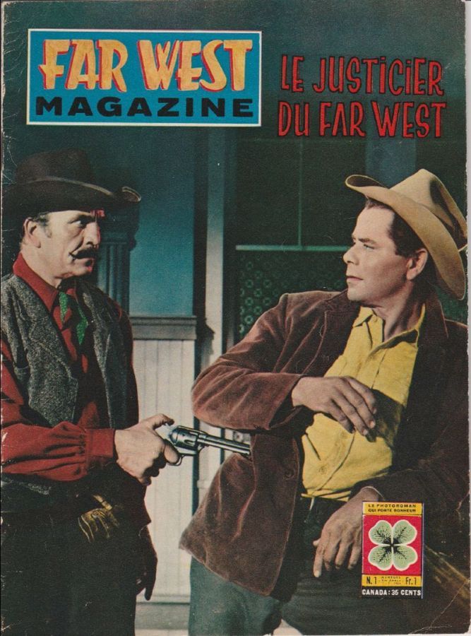 FAR WEST MAGAZINE magazine side cover Issue 1  January 1964