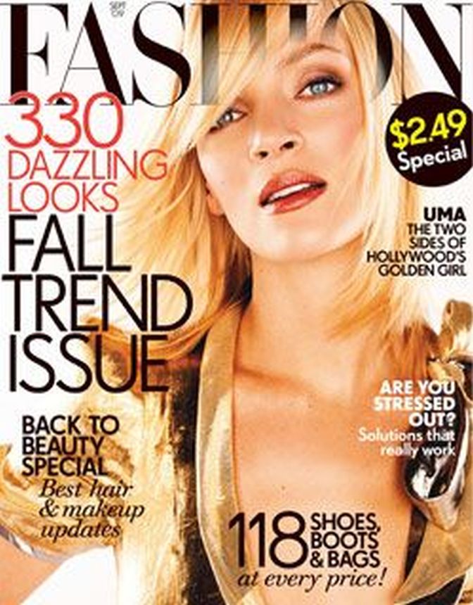 FASHION CANADA magazine side cover  September 2009