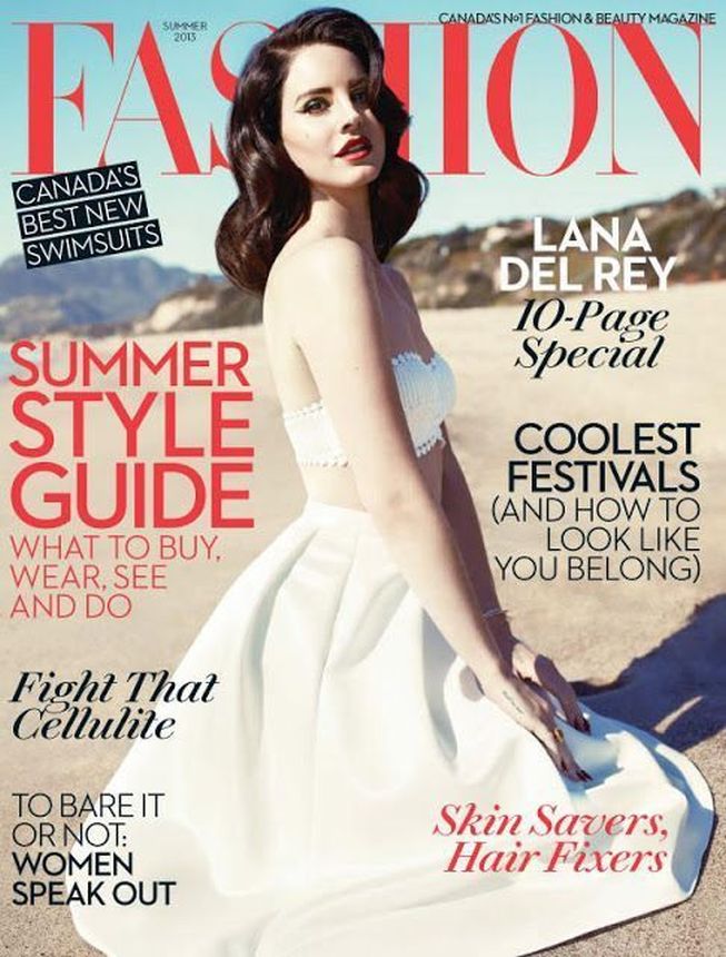 FASHION CANADA magazine side cover Summer 2013