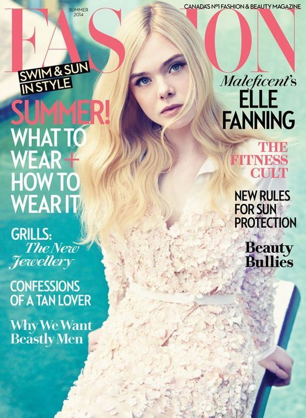 FASHION CANADA magazine side cover Summer 2014