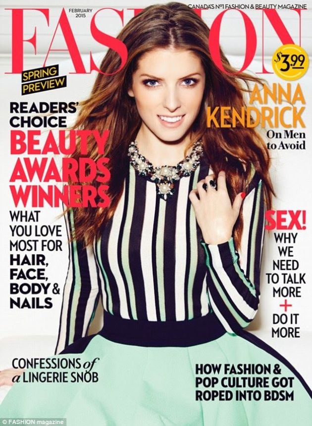 FASHION CANADA magazine side cover  February 2015