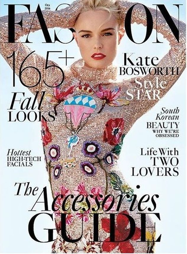 FASHION CANADA magazine side cover  October 2016