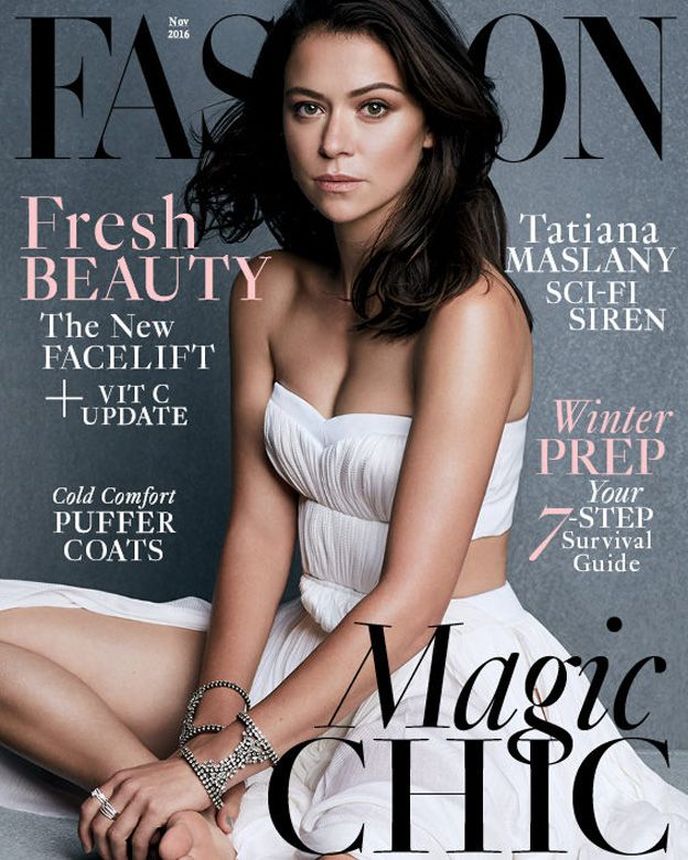 FASHION CANADA magazine side cover  November 2016
