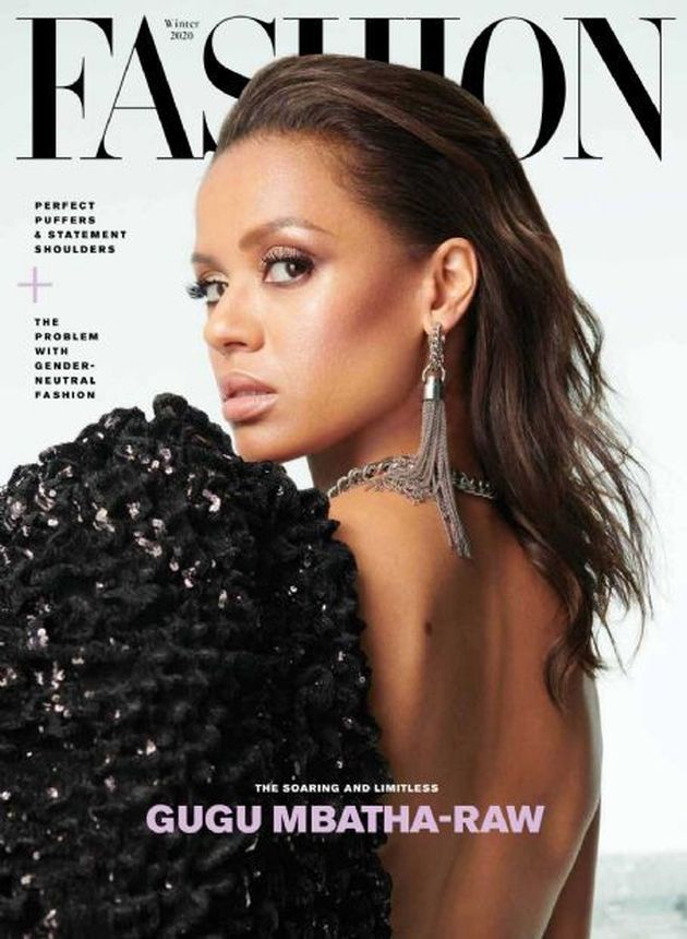FASHION CANADA magazine side cover Winter 2020
