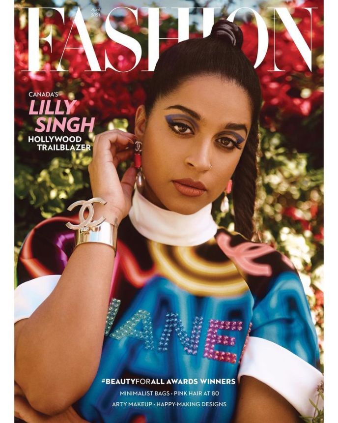 FASHION CANADA magazine side cover  April 2021