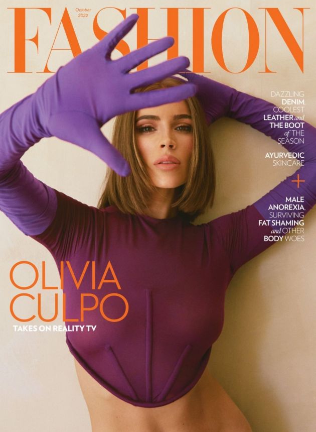FASHION CANADA magazine side cover  October 2022