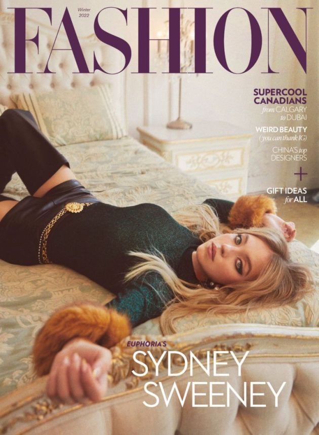 FASHION CANADA magazine side cover Winter 2022