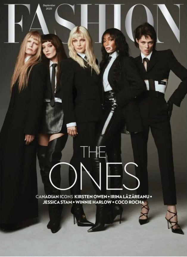FASHION CANADA magazine side cover  September 2023