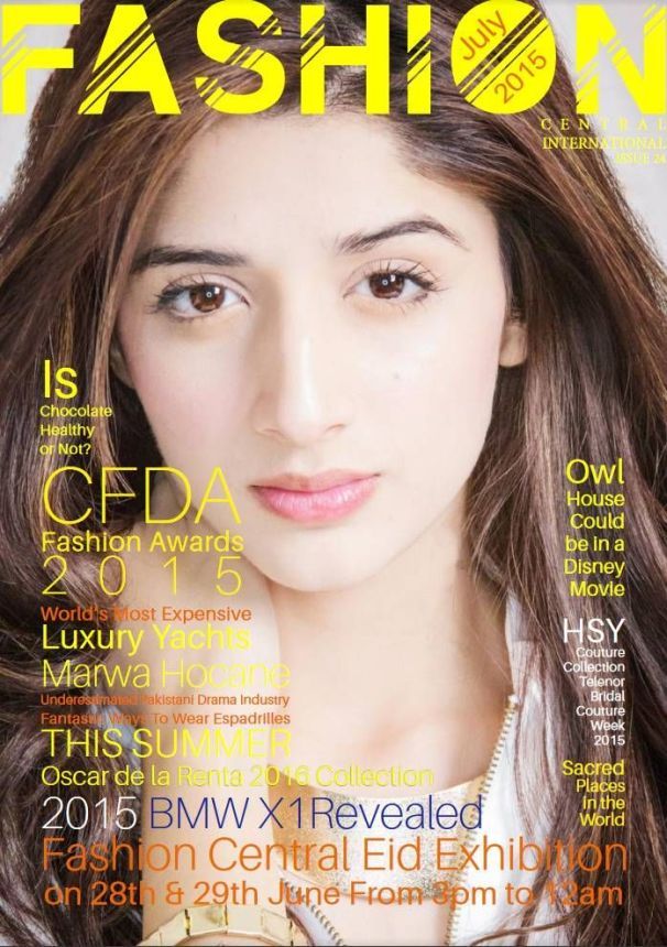 FASHION PAKISTAN magazine side cover  July 2015