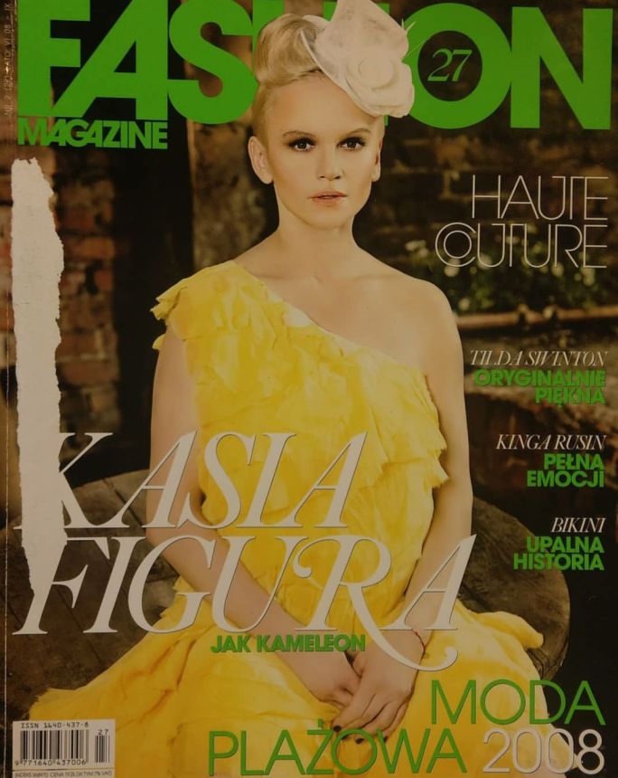 FASHION POLAND magazine side cover  August 2008