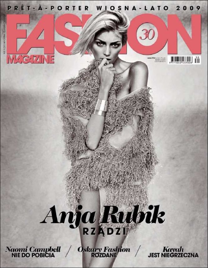 FASHION POLAND magazine side cover  January 2009