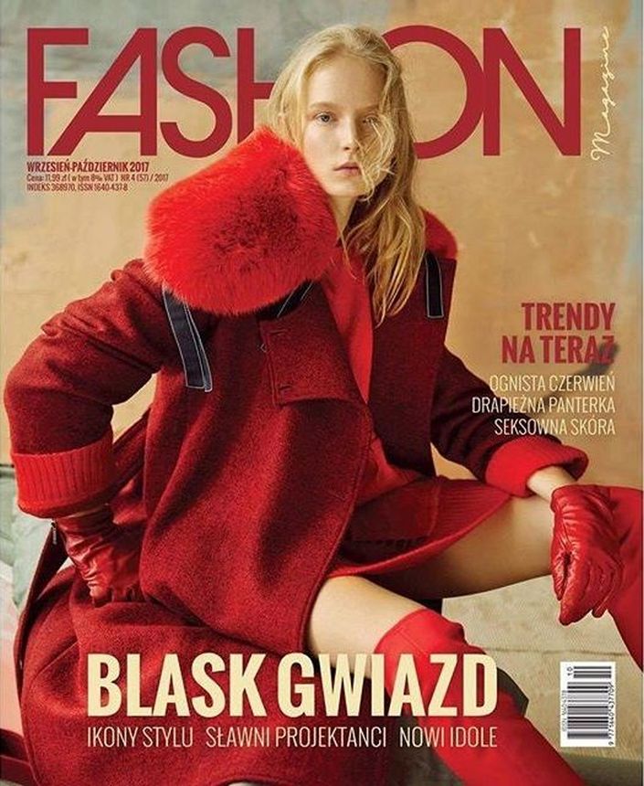 FASHION POLAND magazine side cover  September/October 2017